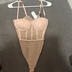 Beige bodysuit